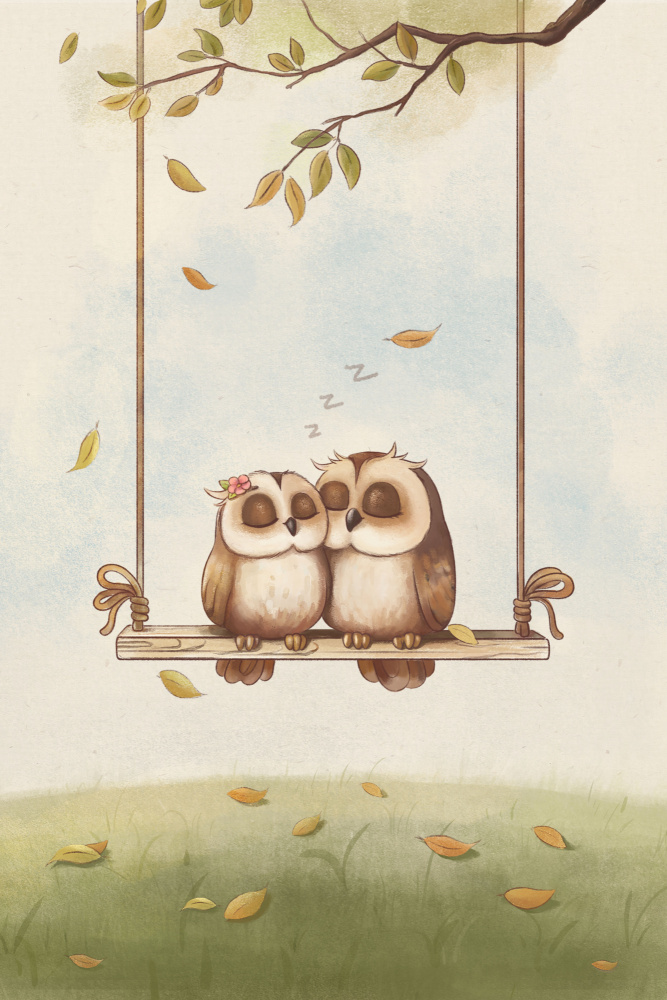 Owls in love von Xuan Thai