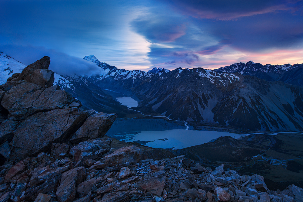 View from Sealy Range von Yan Zhang