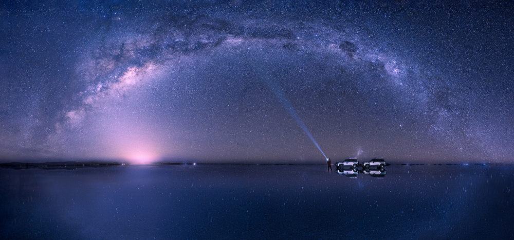 Lighting the Milky Way with magic power von Yanny Liu