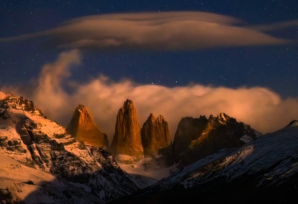 Starry night at Patagonia von Yanny Liu