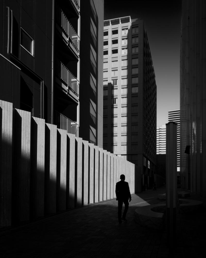 The city dominated by shadows von Yasuhiro Takachi