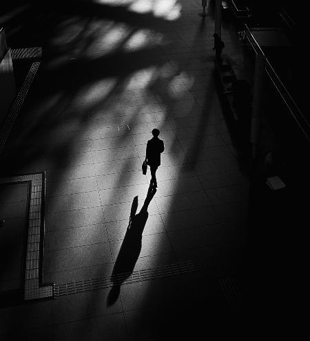 Shadow of a person