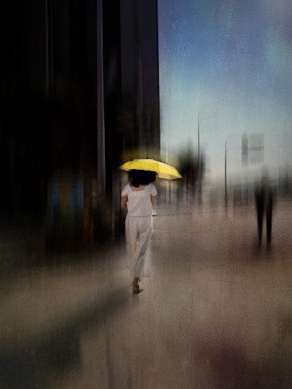 Yellow umbrella