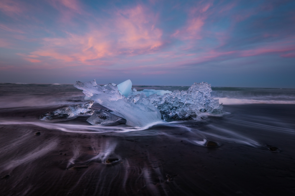 Diamond Beach Sunrise von Yongnan Li （李永男）