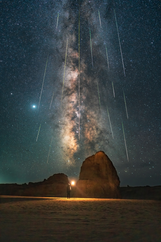 Welcome the meteor shower von Yuan Cui