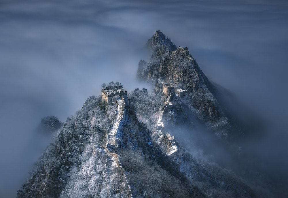 The Great Wall on the cloud von Yuan Cui