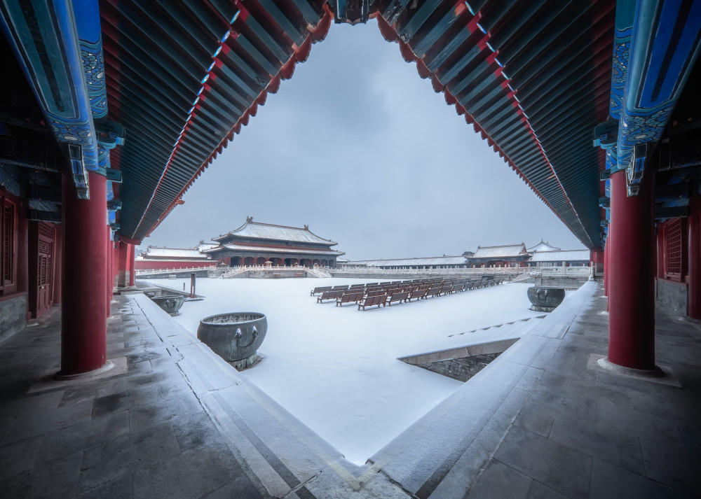 Palace of Heavenly Purity in the frame von Yuan Cui