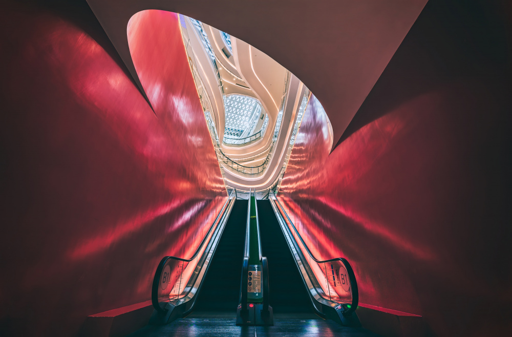 Butterfly escalator von Yuan Cui