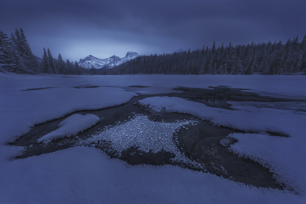 Athabasca river von Yun Wang