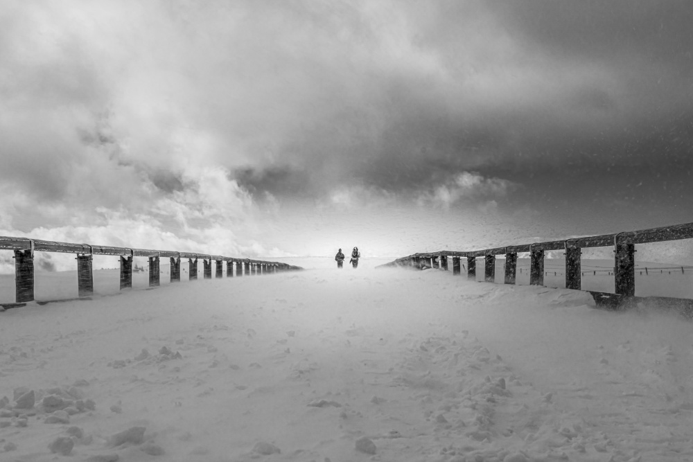 March in the snow. von Yuusuke Hisamitsu