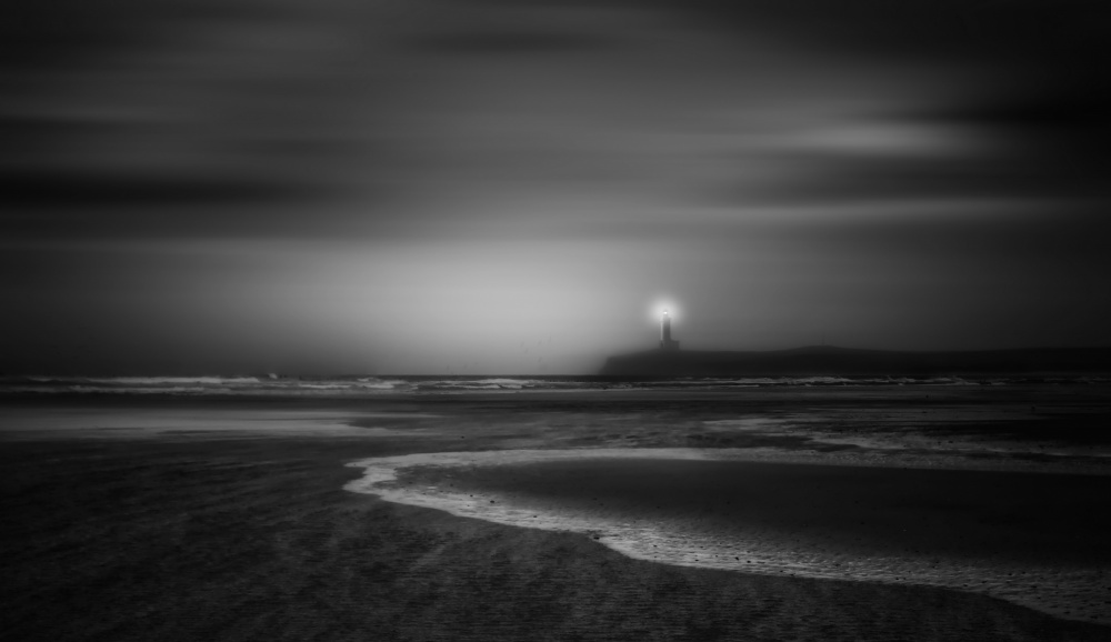 Lighthouse in the Mist von Yvette Depaepe