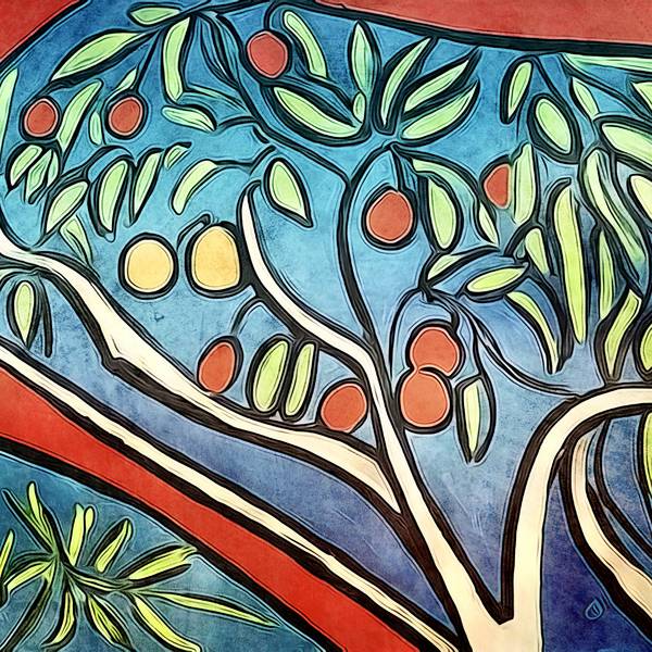 Obstbaum-Matisse inspired von zamart