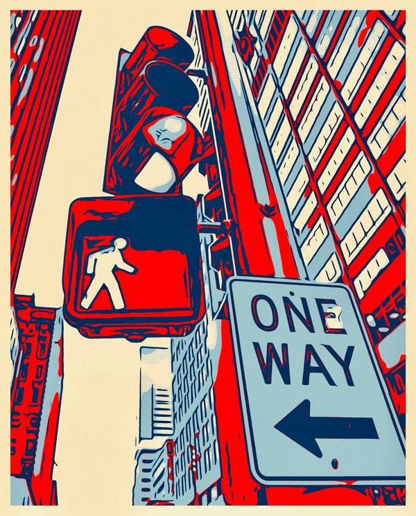 ONE WAY in NY von zamart