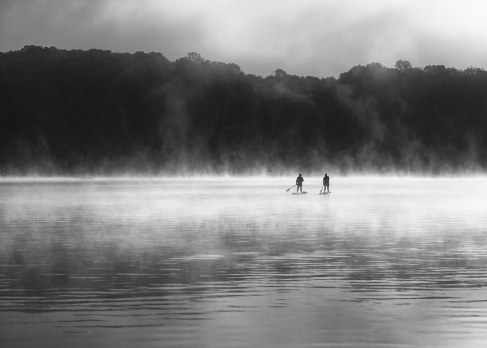 The Misty Morning von Zeren Gu