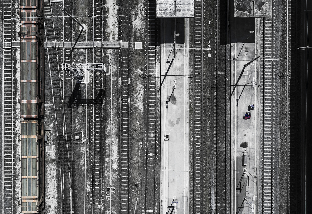 Civitavecchia train station von Zhou Chengzhou