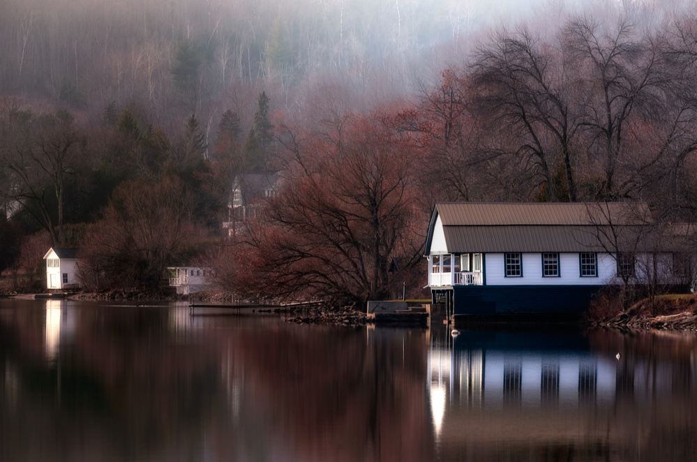 Foggy morning von Zoran Dujic LightHunter