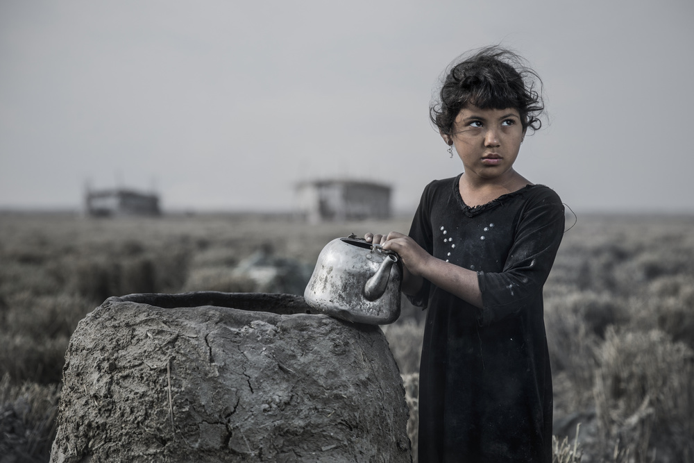 Childhood in Al Ahwar von Zuhair Al Shammaa